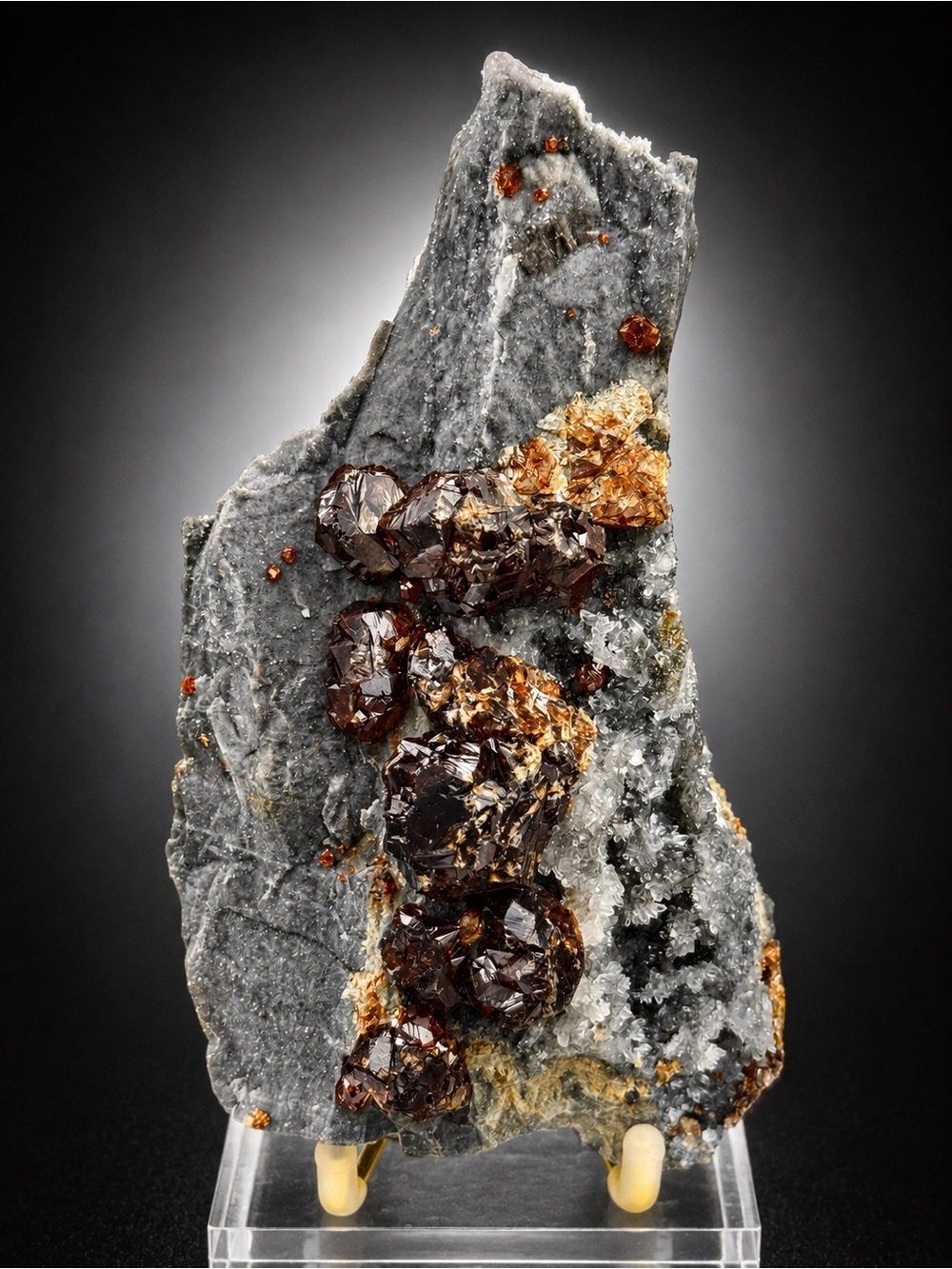 Garnet Crystals on Matrix